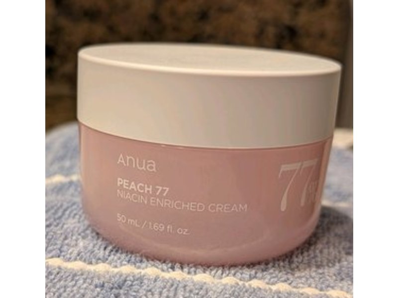 Anua Niacin Enriched Cream, Peach 77, 1.69 fl oz/50 mL
