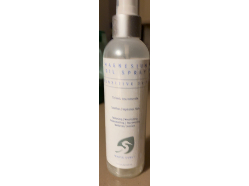 White Egret Magnesium Oil Spray, 8 fl oz/237 mL