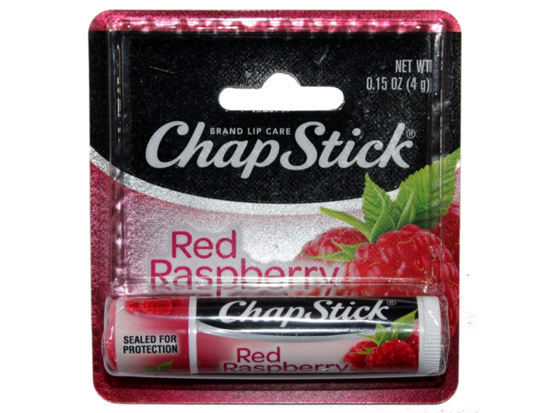 Chapstick Lip Balm, Red Raspberry, 0.15 oz/4 g