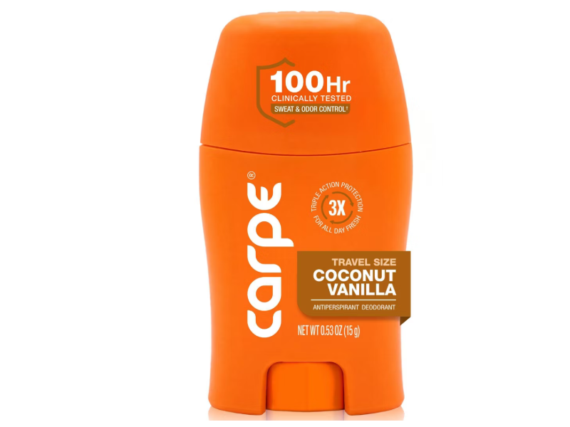Carpe Antiperspirant & Deodorant, Coconut Vanilla, 0.53 oz/15 g
