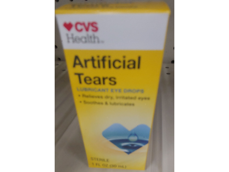 CVS Health Artificial Tears Lubricant Eye Drops, 1 fl oz/30 mL