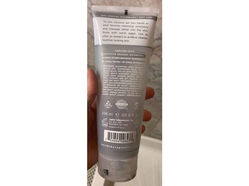 Earth Therapeutics Purifying Body Wash, Bamboo Charcoal, 8 fl oz/236 mL