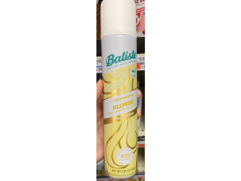 Batiste Dry Shampoo, Brilliant Blonde, 3.8 fl oz/108 g, Pack Of 3