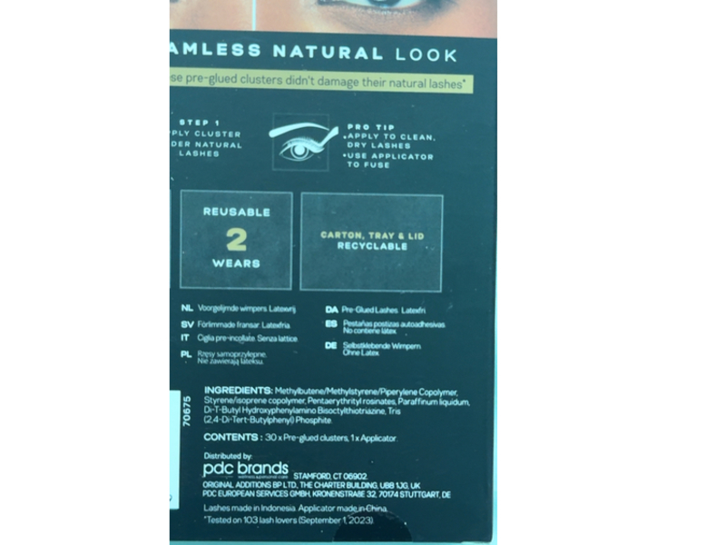 Eylure Underlash Pre-Glued Clusters False Eyelashes, 30 Count