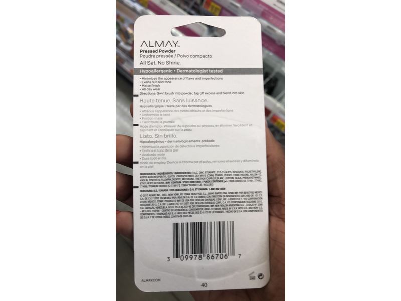 Allmay Pressed Powder, Make Mine Dark (600)