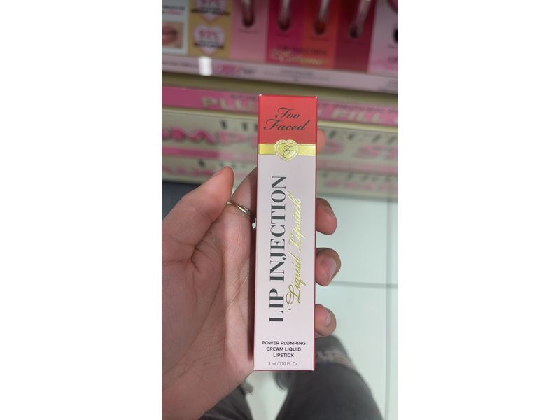 Too Faced Lip Injection Liquid Lipstick Power Plumping Cream Liquid Lipstick - Infatuated 0.1 oz / 3.0 mL