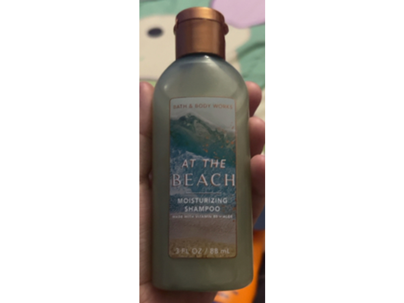 Bath & Body Works At The Beach Moisturizing Shampoo, Vitamin B5 + Aloe, 3 fl oz/88 mL