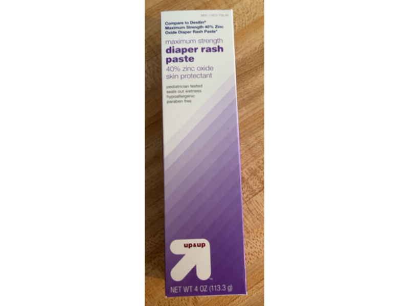 Up & Up Diaper Rash Paste, 4 oz/113.3 g