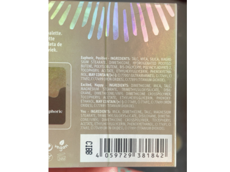 Essence Dont Worry Be Mini Eyeshadow Palette, 0.17 fl oz/5 g