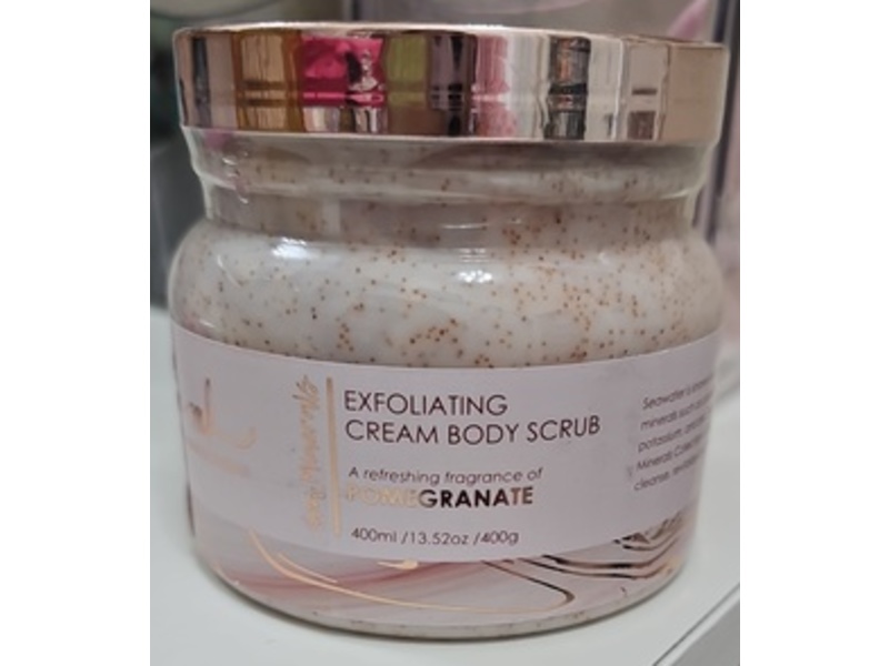 Manna Kadar Exfoliating Cream Body Scrub, 13.5 oz/400 g