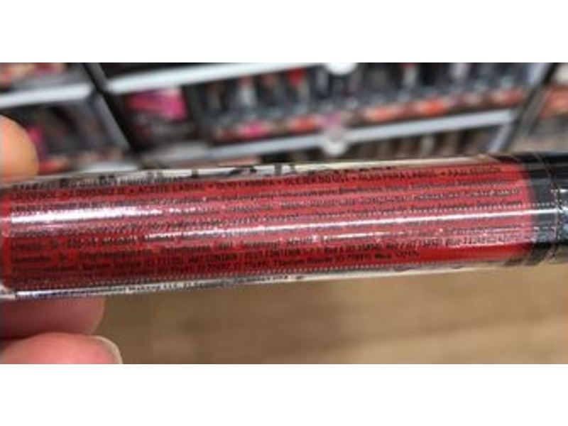 NYX Slip Tease Full Color Lip Oil, Red Queen, 0.13 oz