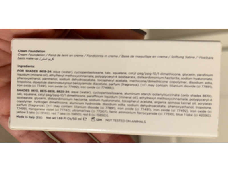 Lord & Berry Cream Foundation, 8620 Ivory, 1.69 fl oz/50 mL