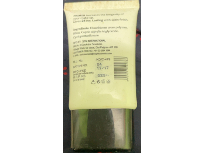 Insight Primer 3 In 1 Long Lasting, 30 mL