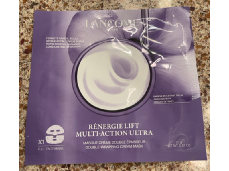 Lancome Renergie Lift Multi-Action Ultra Double-Wrapping Cream Mask, 0.67 oz/20 g, 1 Count
