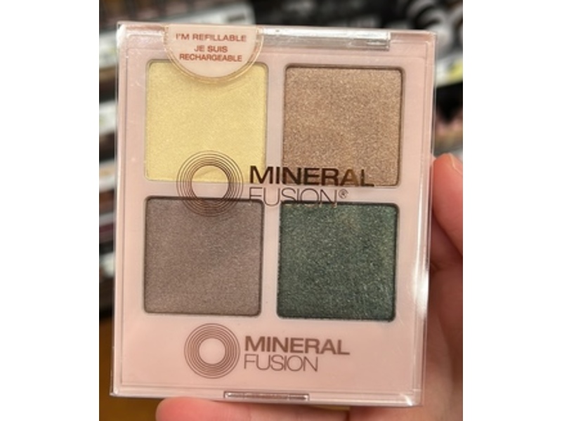 Mineral Fusion Eyeshadow Palette, Glamping, 0.25 oz/7.2 g