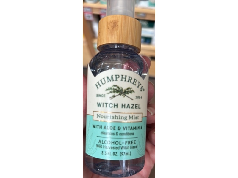 Humphreys Nourishing Mist, Witch Hazel, Aloe & Vitamin E, 3.3 fl oz/97 mL
