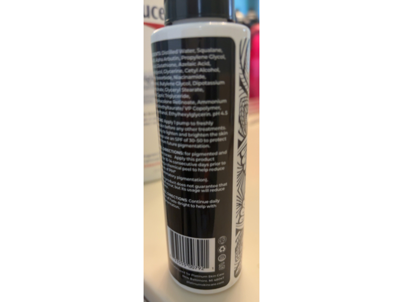 Platinum Fade Bright Fast Acting Serum, 4.5 oz/130 mL