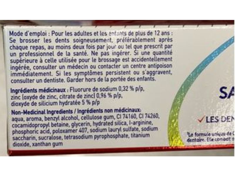 Colgate Total Anticavity Fluoride & Antigingivitis Toothpaste, Whitening, 120 mL