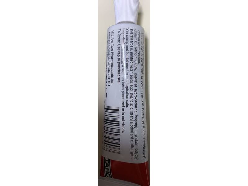 Tretinoin Usp, 0.05% Cream 20 g Taro (RX)