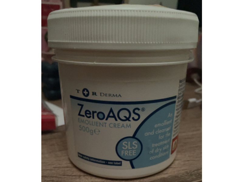 T +R Derma ZeroAQS Emollient Cream, 500 g