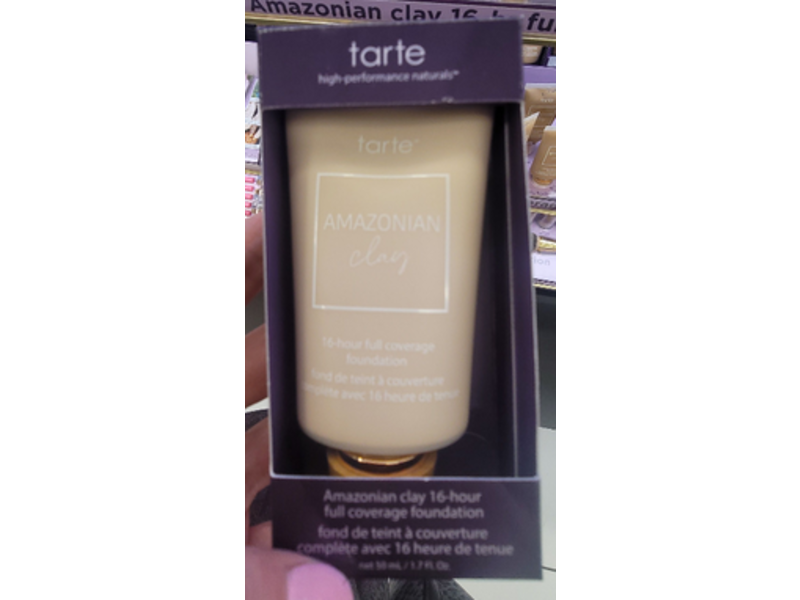 Tarte Cosmetics Amazonian Clay 16 Hour Full Coverage Foundation, 12 N, 1.7 fl oz