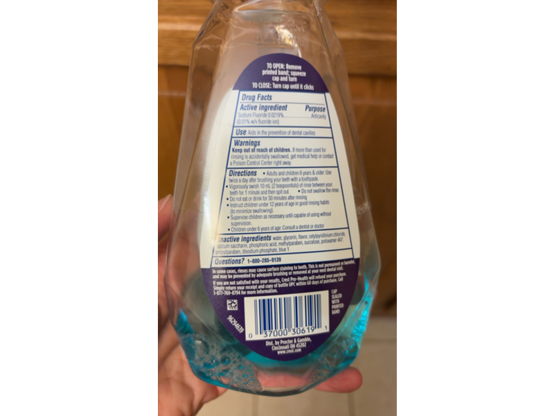 Crest Pro Health Complete Mouthwash, Fresh Mint, 16.9 fl oz/500 mL