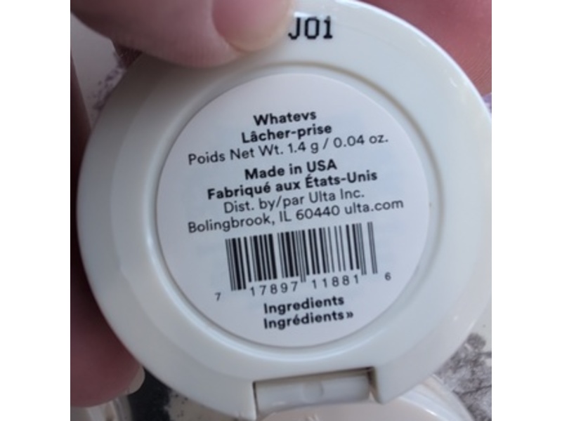 Ulta Beauty Eye Shadow, Whatevs, 0.04 fl oz/1.4 g