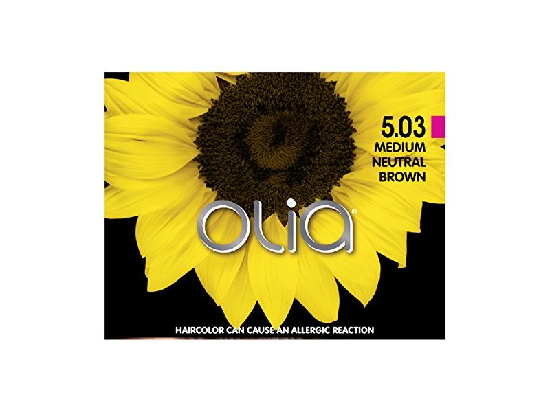 Garnier Olia Brilliant Color Permanent Color, 5.03 Medium Neutral Brown