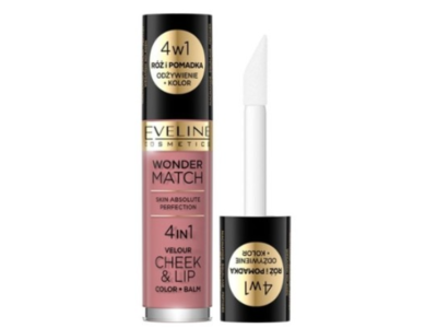 Eveline Cosmetics Wonder Match Cheek & Lip Color Balm, 02, 0.16 fl oz/4.5 mL