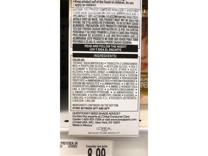 L'Oreal Paris Superior Preference Hair Color, 6R Light Auburn