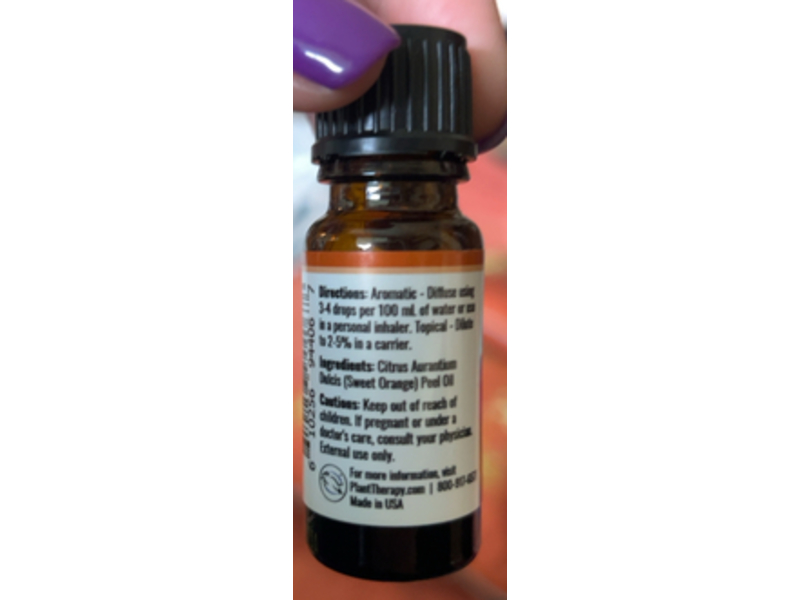 Plant Therapy Essential Oil, Sweet Orange, 1/3 fl oz/10 mL