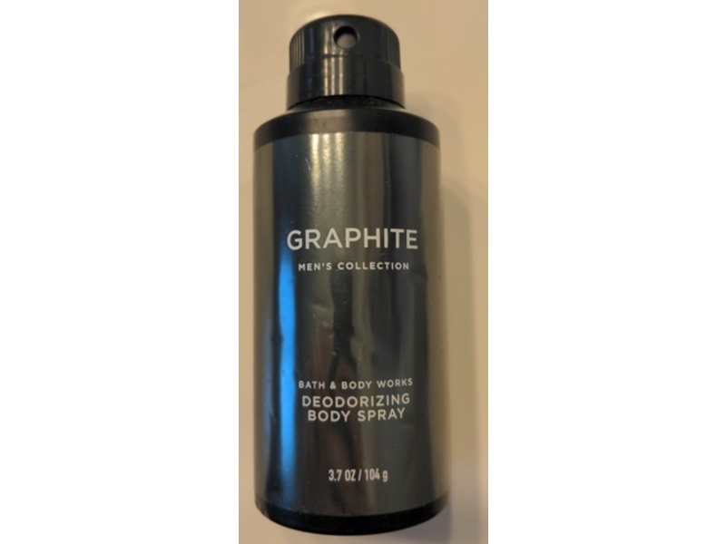 Bath & Body Works Deodorizing Body Spray, Graphite, 3.7 oz/104 g