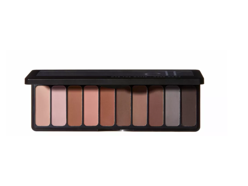 e.l.f. Cosmetics Mad For Matte Eyeshadow Palette, Nude Mood, 0.49 fl oz/14 g