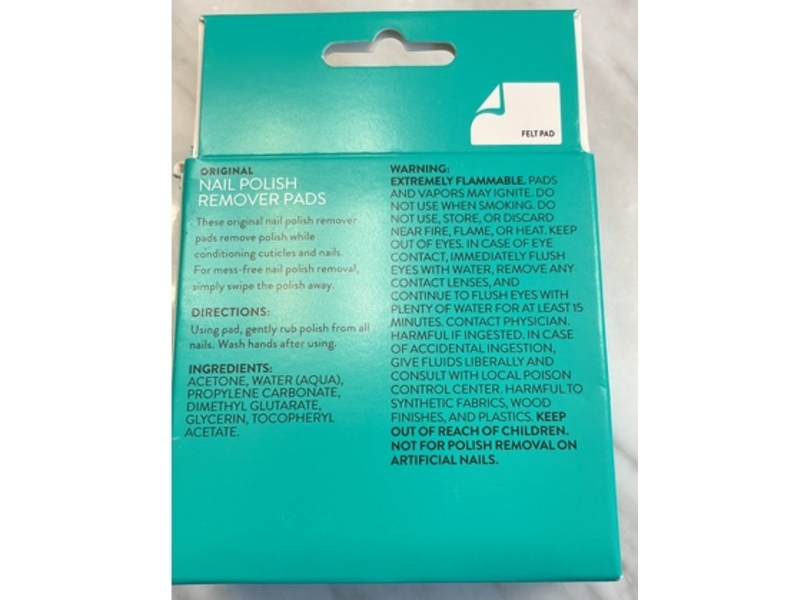 Miss Spa Nail Polish Remover Pads, 10 Count