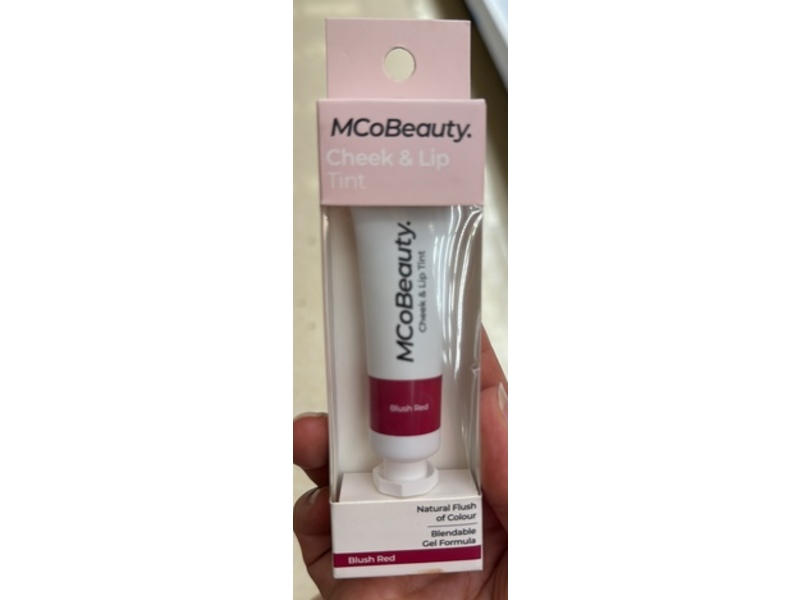 MCoBeauty Cheek & Lip Tint, Blush Red, 0.3 fl oz/10 mL