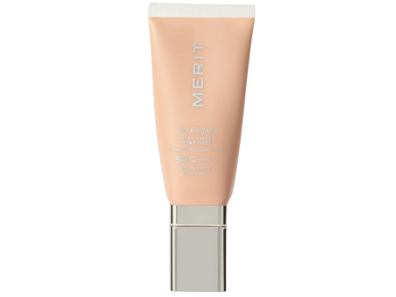 Merit Beauty The Uniform Tinted Mineral Sunscreen, SPF 50 26 Fair Light Cool,