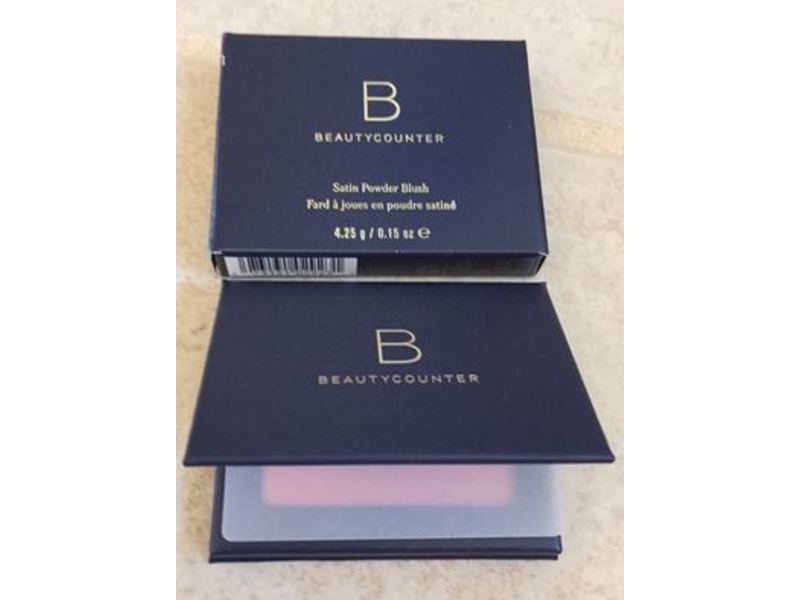 Beautycounter Satin Powder Blush, Nectar, 0.15 oz/4.25 g
