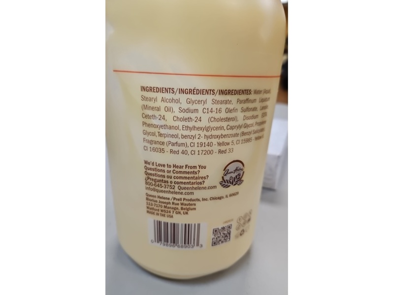 Queen Helene Cholesterol Hair Conditioning Cream, 80 oz/2.27 kg, Pack Of 2