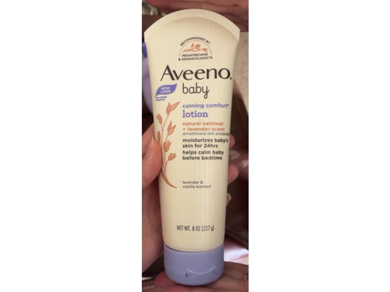Aveeno Baby Calming Comfort Lotion, Oatmeal + Lavender, 8 oz/227 g