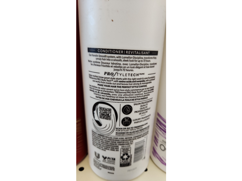 Tresemme Keratin Smooth Conditioner, 28 fl oz/828 mL