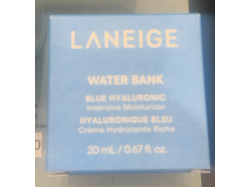 Laneige Water Bank Blue Hyaluronic Intensive Moisturizer, 0.67 fl oz/20 mL