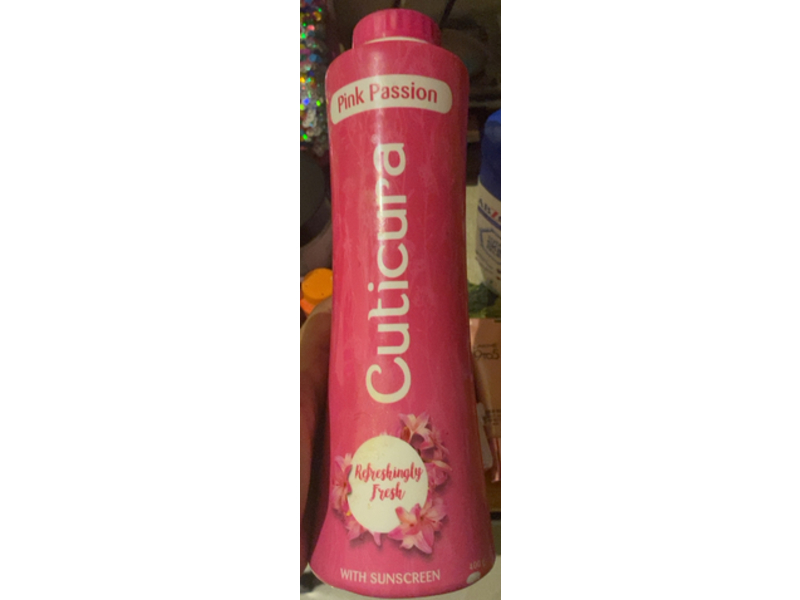 Cuticura Talcum Powder, Pink Passion, 400 g