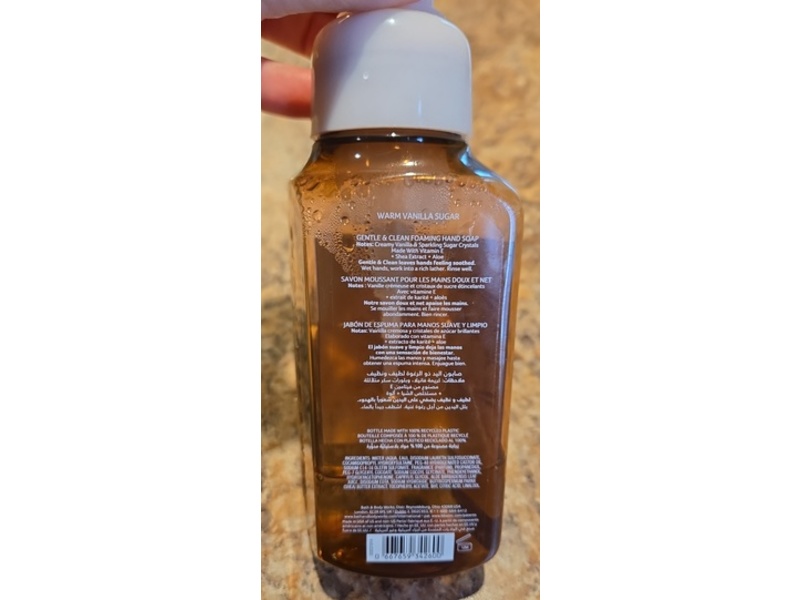Bath & Body Works Gentle And Clean Foaming Hand Soap, Warm Vanilla Sugar, 8.75 fl oz/259 mL