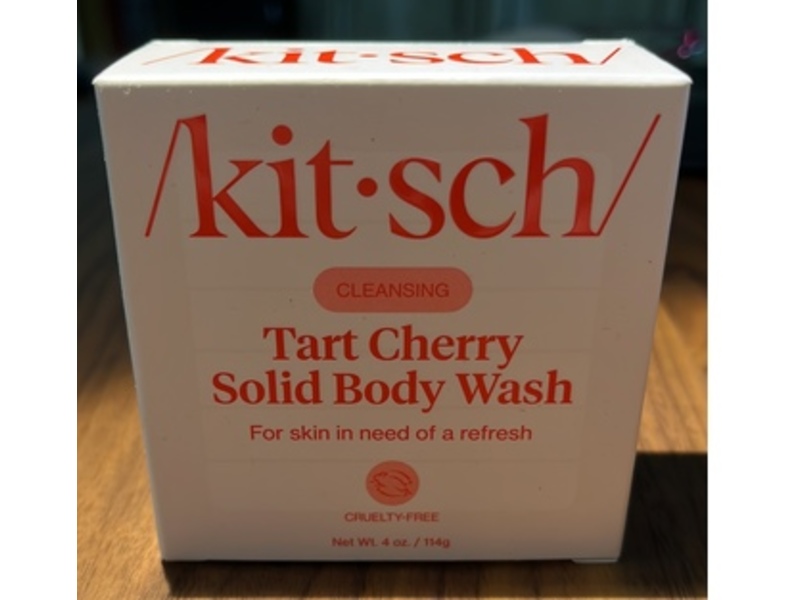 Kitsch Cleansing Solid Body Wash, Tart Cherry, 4 oz/114 g
