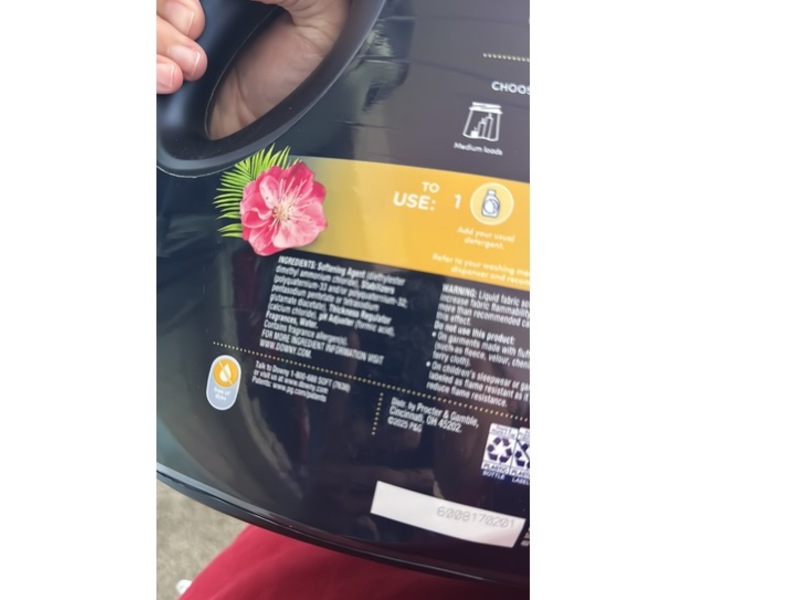 Downy Ultra Soft + Fresh Joyful Fabric Softener, Island Hibiscus & Mango, 138 Loads, 93 fl oz/2.76 L