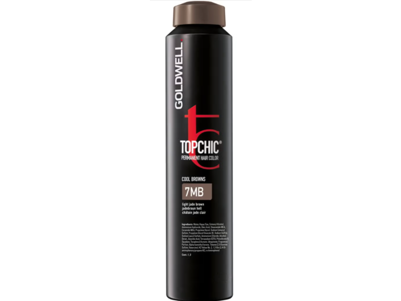 Goldwell Topchic Permanent Hair Color, 7MB Cool Browns, 8.6 oz/245 g