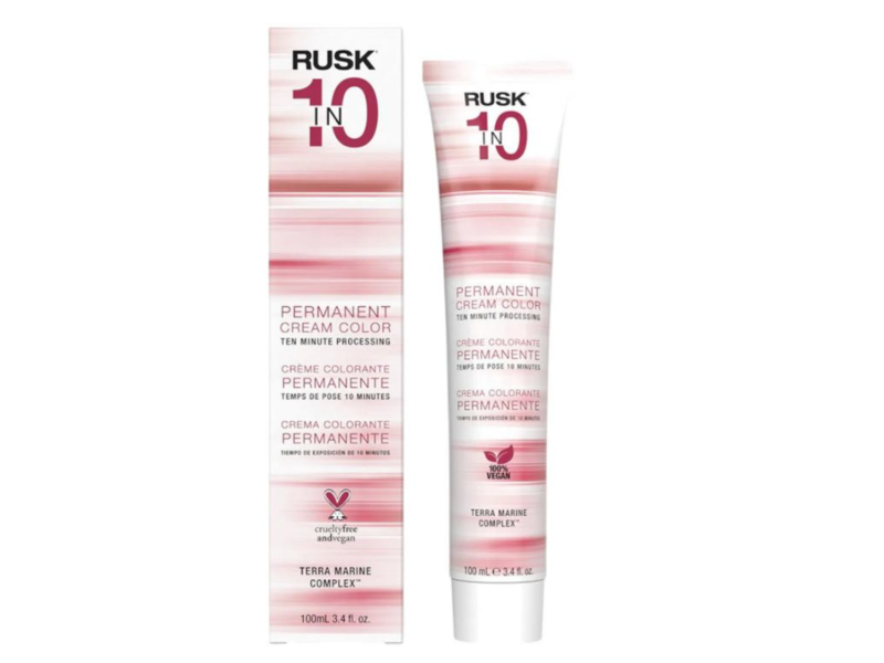 Rusk Permanent Cream Hair Color, 4Nn Medium Natural Brown, 3.4 fl oz/100 mL