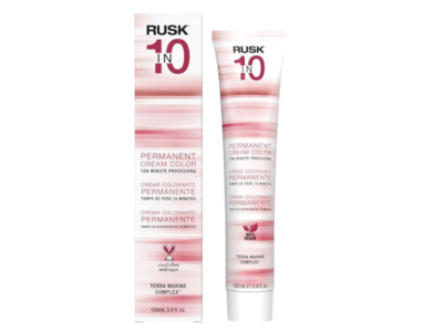 Rusk Permanent Cream Hair Color, 4Nn Medium Natural Brown, 3.4 fl oz/100 mL