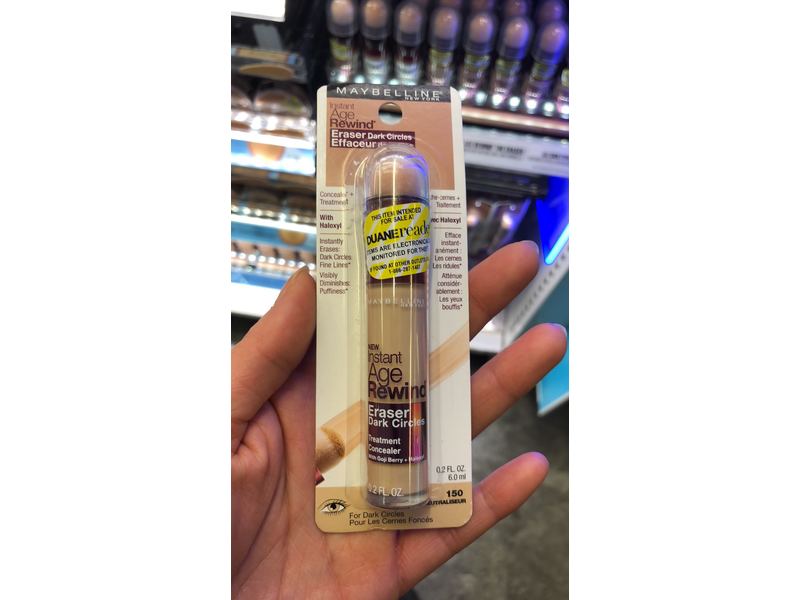 Maybelline Age Rewind Eraser Dark Circles Concealer, 150 Neutraliseur, 0.2 oz/6.0 m
