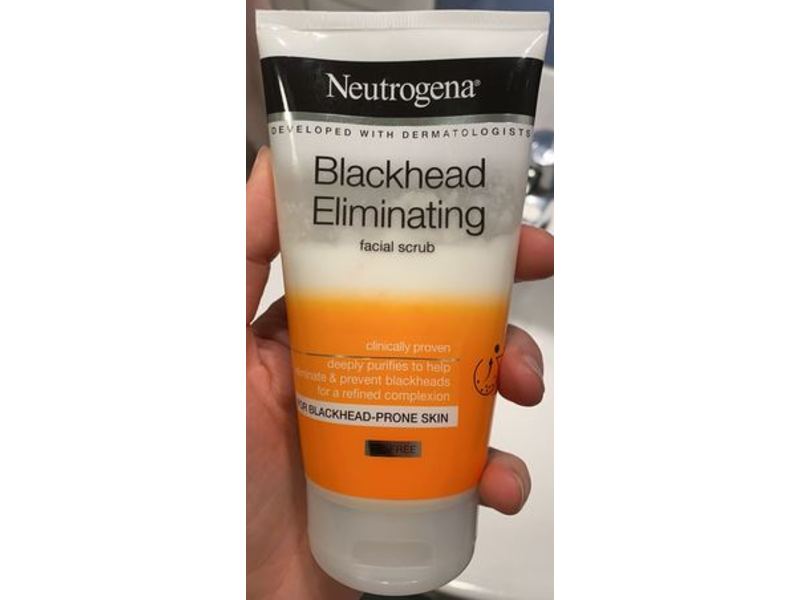 Neutrogena Blackhead Eliminating Facial Scrub, Oil Free, 150 mL